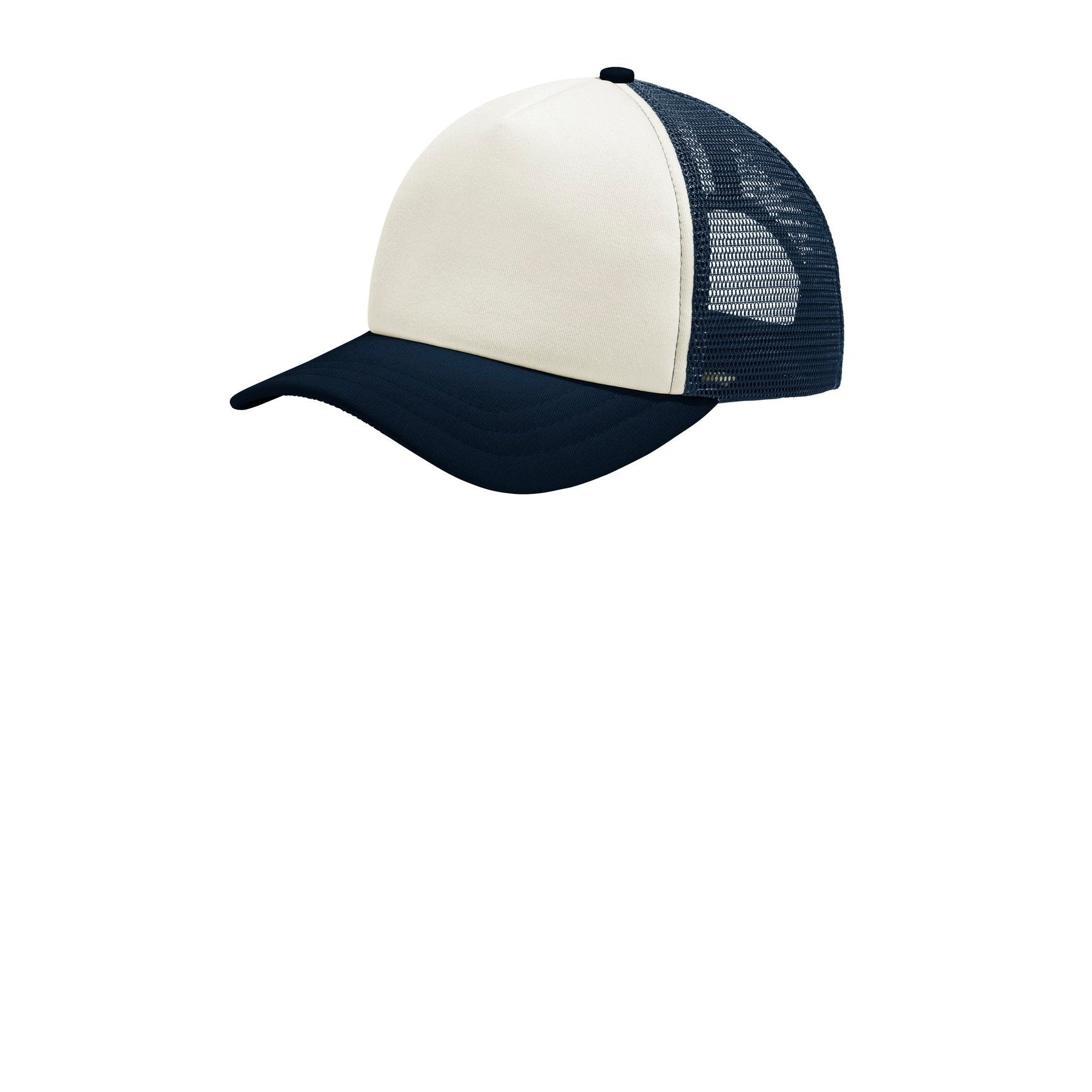 Port Authority-Port Authority ® 5-Panel Twill Foam Trucker Cap. C936-MedTech-3